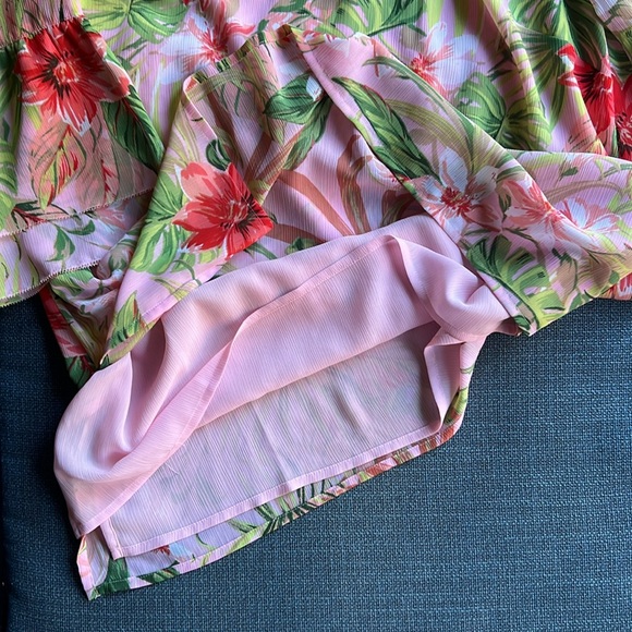 🌺 J. Jill Tropical, Flute-Sleeve Tunic / Dress 🌺 - Picture 6 of 16